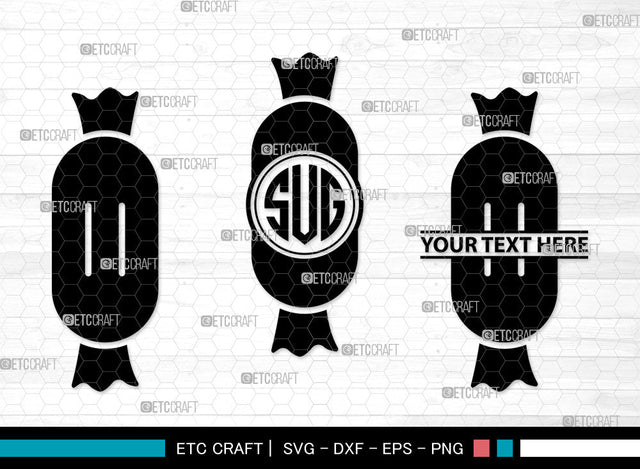 Candy Icons Monogram, Candy Svg, Lollipop Svg, Sweet Sugar, Chocolate, Candy Monogram, Icon Monogram, Svg Cut File, Dxf, Eps, Png, SVG ETC Craft 