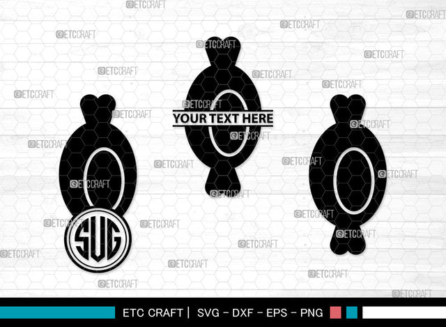 Candy Icons Monogram, Candy Svg, Lollipop Svg, Sweet Sugar, Chocolate, Candy Monogram, Icon Monogram, Svg Cut File, Dxf, Eps, Png, SVG ETC Craft 