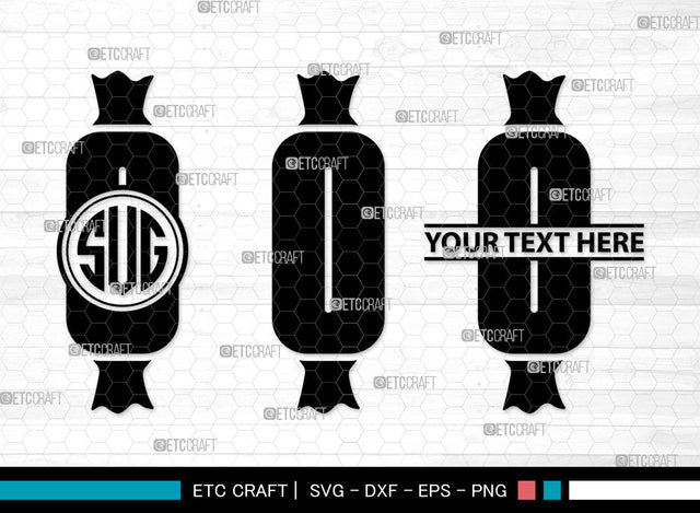 Candy Icons Monogram, Candy Svg, Lollipop Svg, Sweet Sugar, Chocolate, Candy Monogram, Icon Monogram, Svg Cut File, Dxf, Eps, Png, SVG ETC Craft 