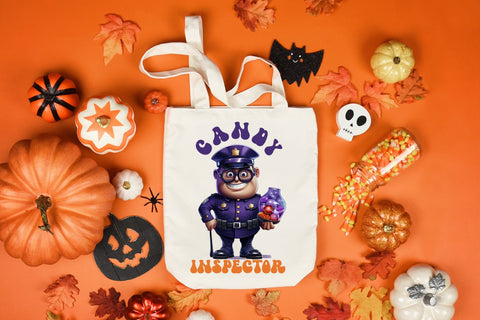 Candy Inspector, Halloween PNG Sublimation Sublimation CraftLabSVG 