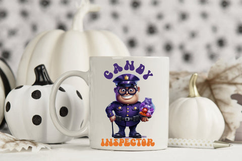Candy Inspector, Halloween PNG Sublimation Sublimation CraftLabSVG 