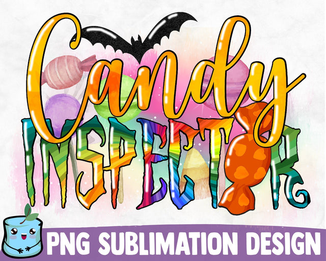 Candy Inspector Sublimation Design SVG MintyMarshmallows 