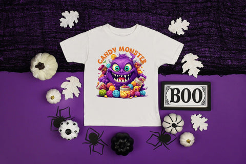 Candy Monster PNG | Funny Halloween Sublimation Sublimation CraftLabSVG 