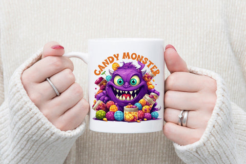 Candy Monster PNG | Funny Halloween Sublimation Sublimation CraftLabSVG 