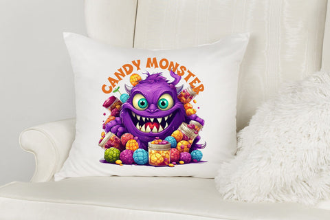 Candy Monster PNG | Funny Halloween Sublimation Sublimation CraftLabSVG 