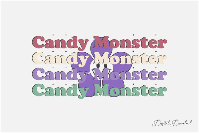 Candy Monster svg SVG designmaster24 