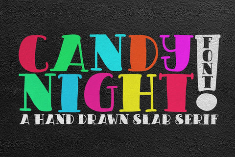 CANDY NIGHT Font Fadeline Std. 