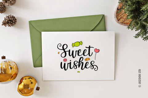 Candy Tree - Christmas Holiday Font Font Jozoor 