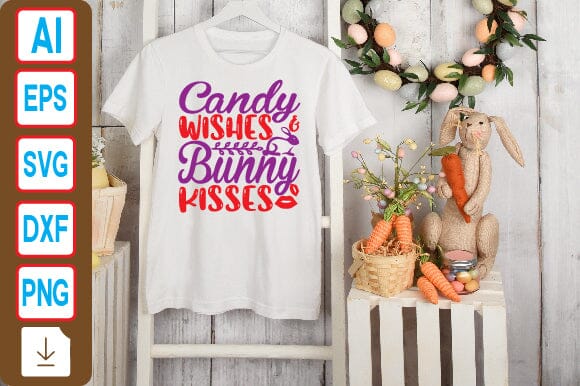 Candy Wishes & Bunny Kisses SVG Craftlabsvg24 