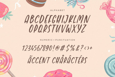 Candyland Font Font Balpirick 