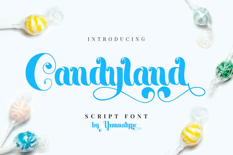 Candyland Font yumnatype 