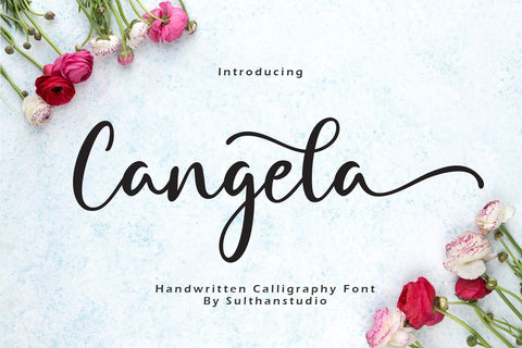 Cangela Font Sulthan studio 
