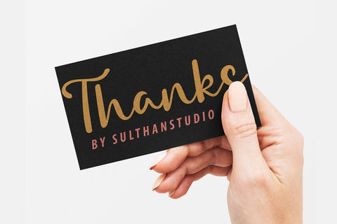 Cangela Font Sulthan studio 