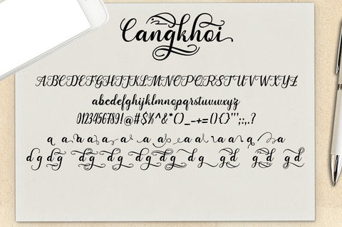 Cangkhoi Font arwah studio 
