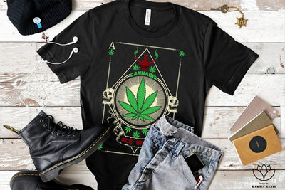 Cannabis Leaf - Playing Card - Weed Svg Png Graphic Design SVG Karma Genie Graphics 