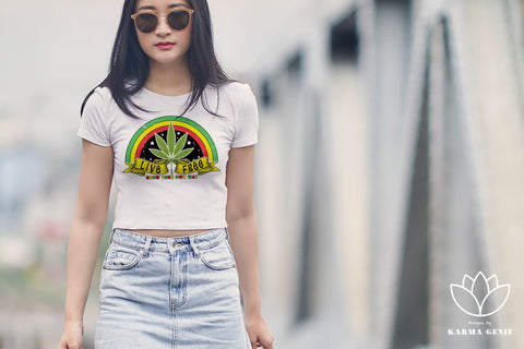 Cannabis Leaf Svg Png - Weed Graphic Design Sublimation SVG Karma Genie Graphics 