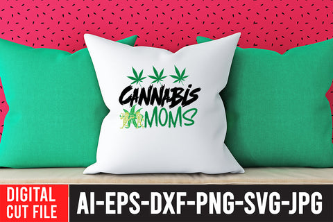 Cannabis Moms SVG Cut File SVG BlackCatsMedia 