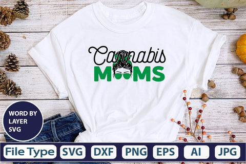 Cannabis Moms SVG Cut File SVG DesignPlante 503 