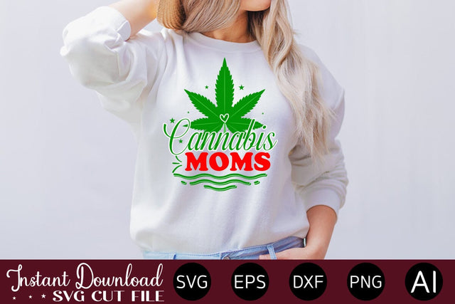 Cannabis Moms SVG SVG designmaster24 