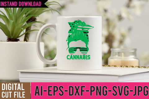 Cannabis SVG Cut File, Cannabis SVG Bundle , Weed SVG Bundle SVG BlackCatsMedia 