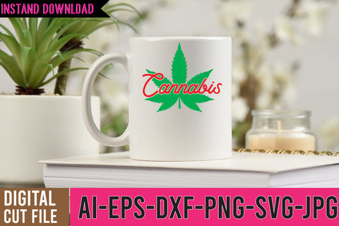 Cannabis SVG Cut File SVG BlackCatsMedia 