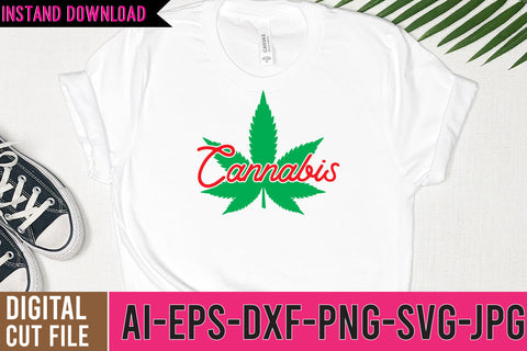 Cannabis SVG Cut File SVG BlackCatsMedia 