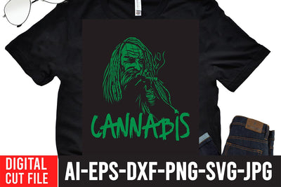 Cannabis SVG Cut File SVG BlackCatsMedia 