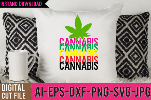 Cannabis SVG Cut File SVG BlackCatsMedia 