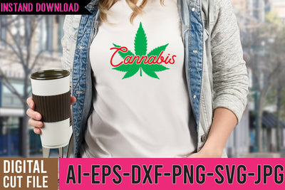 Cannabis SVG Cut File SVG BlackCatsMedia 