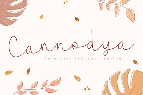 Cannodya | Long Handwritten Font Font Katario Studio 