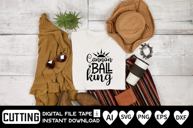 Cannon Ball King SVG CraftlabSvg29 