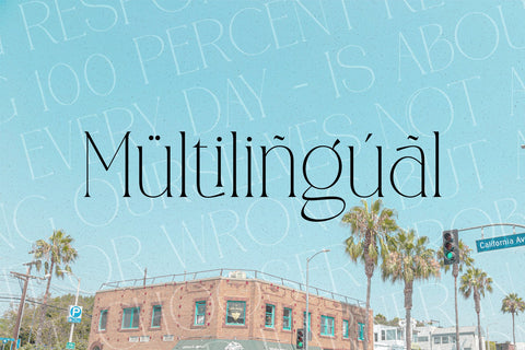 CANOVER | Ligature Serif Font toni_std 