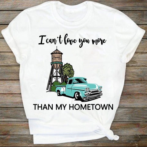 Can't Love You More Than My Hometown, Western PNG, Designs Downloadsn ,Svg File for Cricut, Ai, Png, Dxf. Eps SVG DiamondDesign 