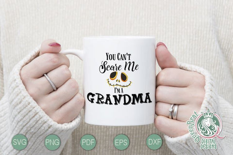 Can't Scare Me-Grandma SVG SVG QueenBrat Digital Designs 