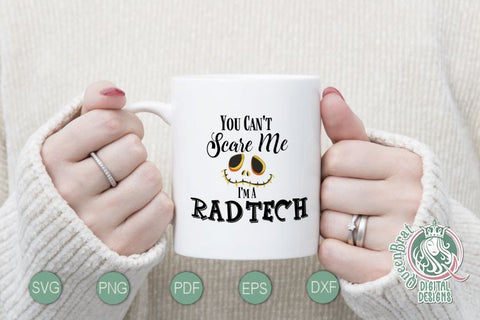 Can't Scare Me-Rad Tech SVG SVG QueenBrat Digital Designs 