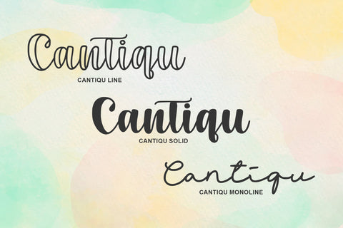 Cantiqu Font Abo Daniel Studio 