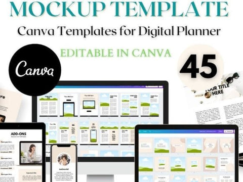 Canva Listing Template Mockup Mock Up Photo Proper Mockup 