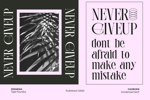 Caorgen Font Zeenesia Std 