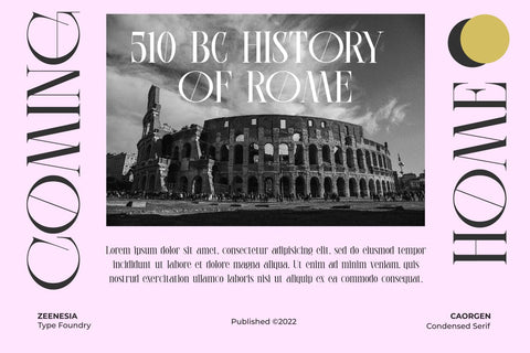 Caorgen Font Zeenesia Std 