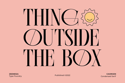 Caorgen Font Zeenesia Std 