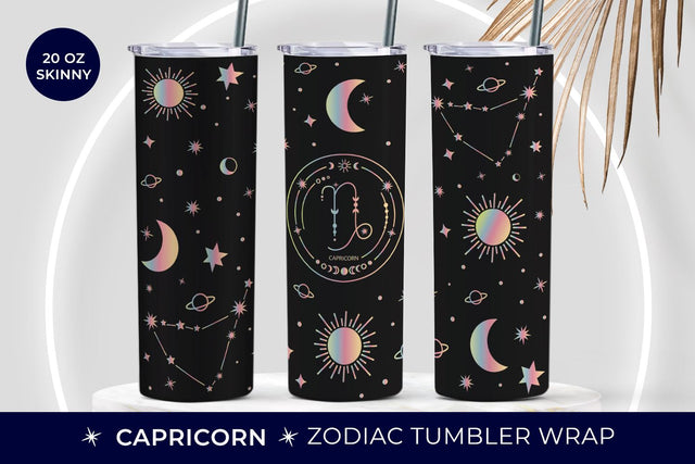 Capricorn sublimation tumbler, Capricorn zodiac sign sublimation Sublimation KMarinaDesign 