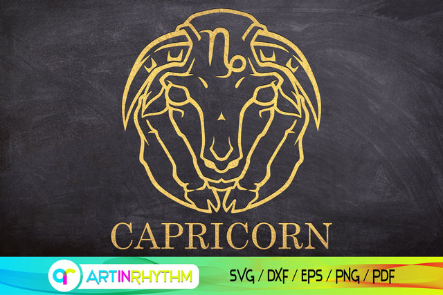 Capricorn Zodiac sign svg SVG Artinrhythm shop 