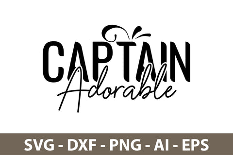 Captain Adorable svg SVG nirmal108roy 