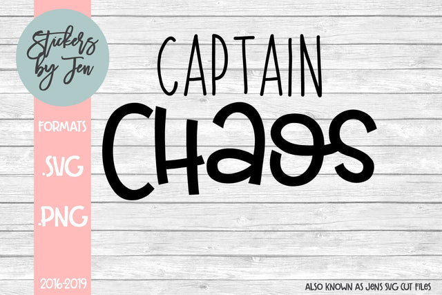 Captain Chaos SVG SVG Jens SVG Cut Files 