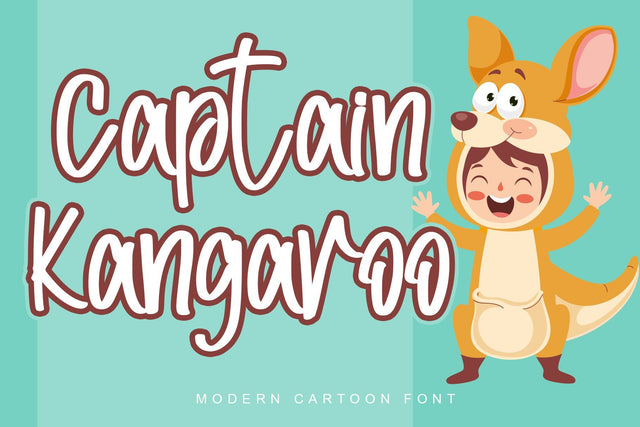 Captain Kangaroo Font Letterara 
