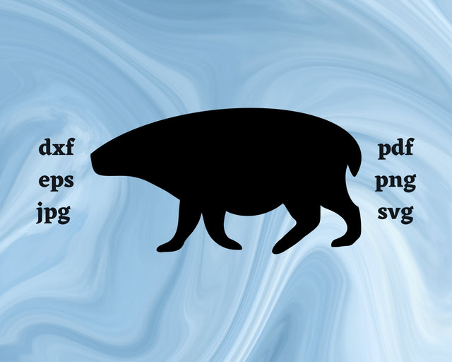 Capybara SVG Cut File SVG Northern Light SVG 