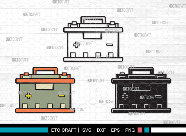 Car Battery Clipart SVG | Car Battery SVG | Car Mechanic Svg | Battery Svg | Car Battery Clipart SVG ETC Craft 