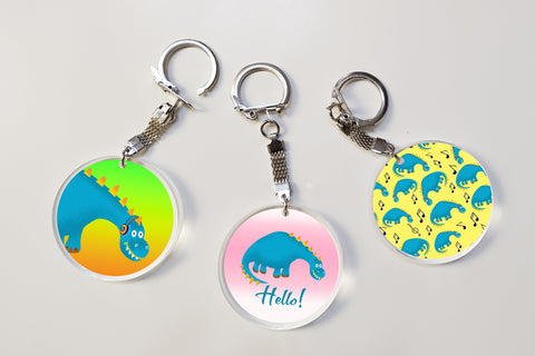 Car coaster sublimation design | Dinosaur sublimation Sublimation Svetana Studio 