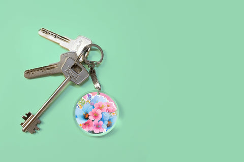 Car coaster sublimation design | Flower car coaster Sublimation Svetana Studio 