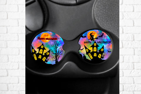 Car coaster sublimation design | Halloween keychain design Sublimation Svetana Studio 